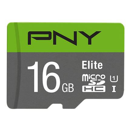 PNY Elite - Flash-Speicherkarte (microSDHC/SD-Adapter inbegriffen)-0