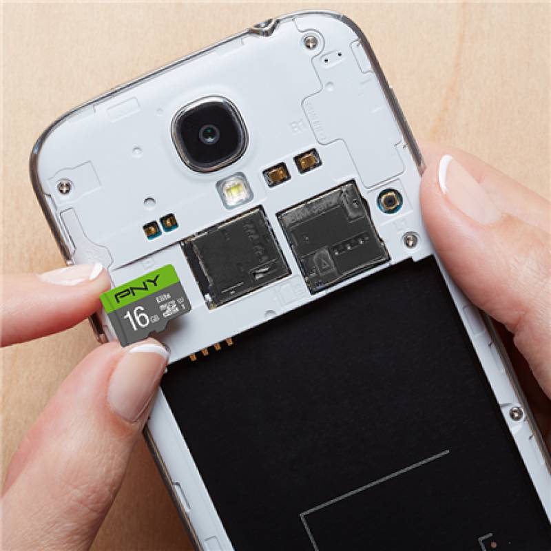 PNY Elite - Flash-Speicherkarte (microSDHC/SD-Adapter inbegriffen)-2