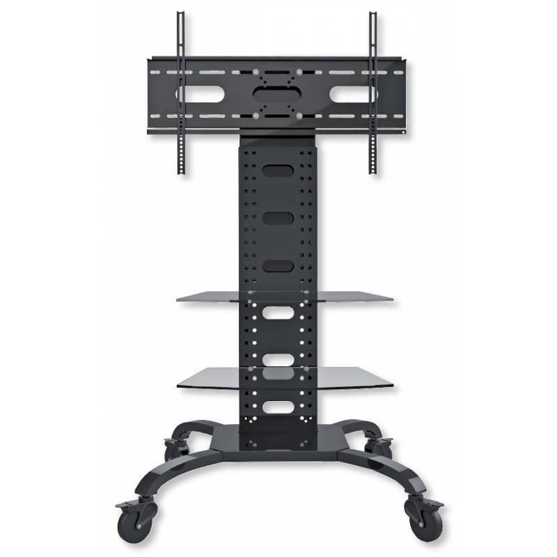 TECHly - Wagen - für Flachbildschirm / AV-Ausrüstung - Schwarz (32""-70"")-1