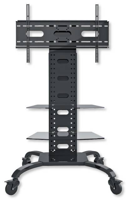 TECHly - Wagen - für Flachbildschirm / AV-Ausrüstung - Schwarz (32""-70"")-4