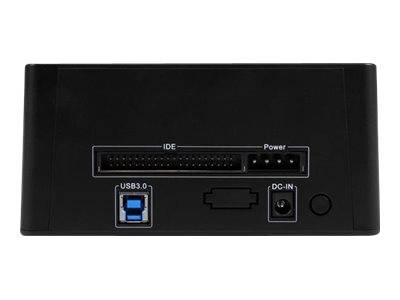 STARTECH UNIDOCKU33 USB 3.0 to SATA 6Gbps IDE HDD Docking Station for 6.35cm/2.5in or 3-1