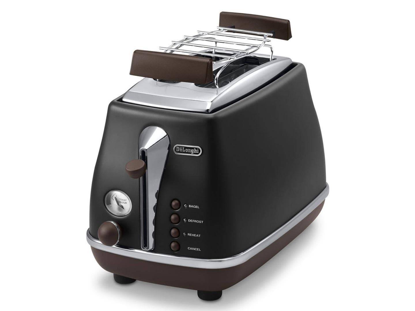 DE LONGHI - De'Longhi Icona Vintage CTOV 2103.BK - Toaster-1