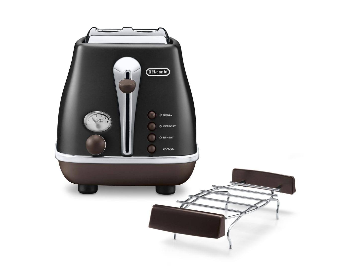DE LONGHI - De'Longhi Icona Vintage CTOV 2103.BK - Toaster-2