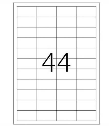 HERMA 4581, Weiß, Selbstklebendes Druckeretikett, A4, Rechteck, 440 Stück(e), 10 Stück(e)-2