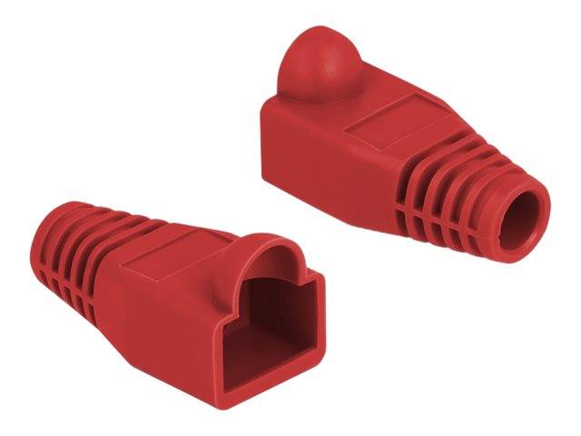 Delock Netzwerkkabel-Knickschutz - Rot (Packung mit 20)-2