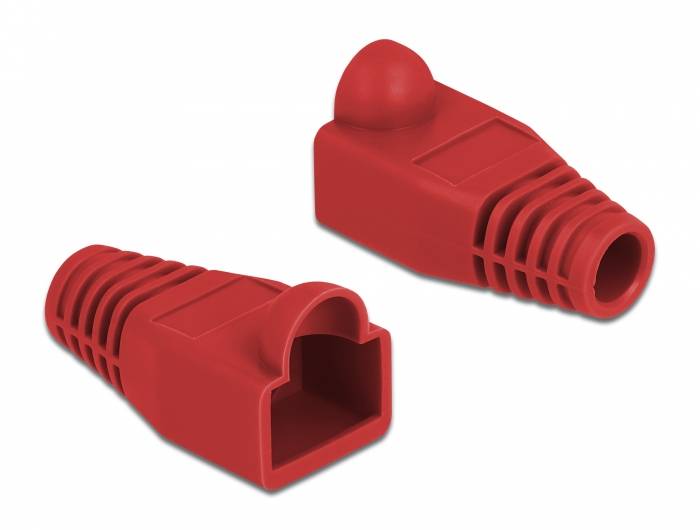 Delock Netzwerkkabel-Knickschutz - Rot (Packung mit 20)-4