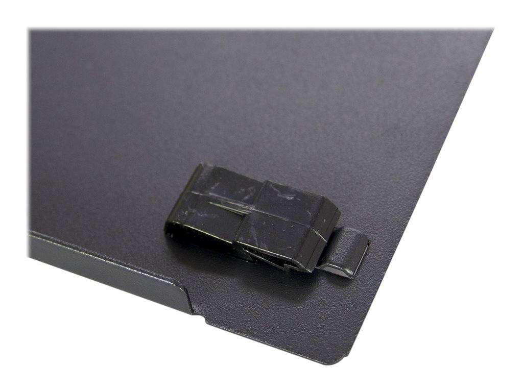 Inter-Tech - Blindplatte - Schwarz, RAL 9005 - 1U - 48.3 cm (19"")-4