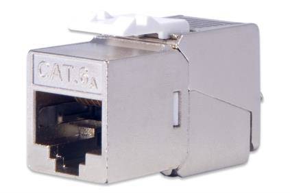 DIGITUS - CAT 6A Keystone Modul, geschirmt mit intelligentem Kabelmanager, Set (24 Stück)-2
