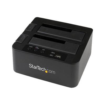 StarTech.com Dual Bay Hard Drive Duplicator, Standalone USB 3.0 (5 Gbps) eSATA to 2.53.5 SATA III HDDSSD ClonerCopier, H
