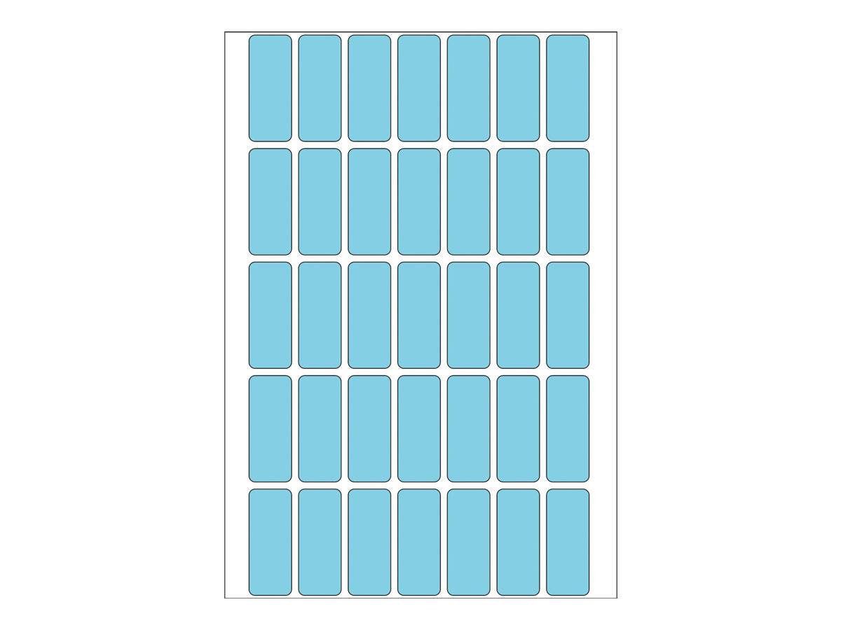 HERMA - Permanenter Klebstoff - Blau - 12 x 30 mm 1120 Etikett(en) (32 Bogen x 35)-2