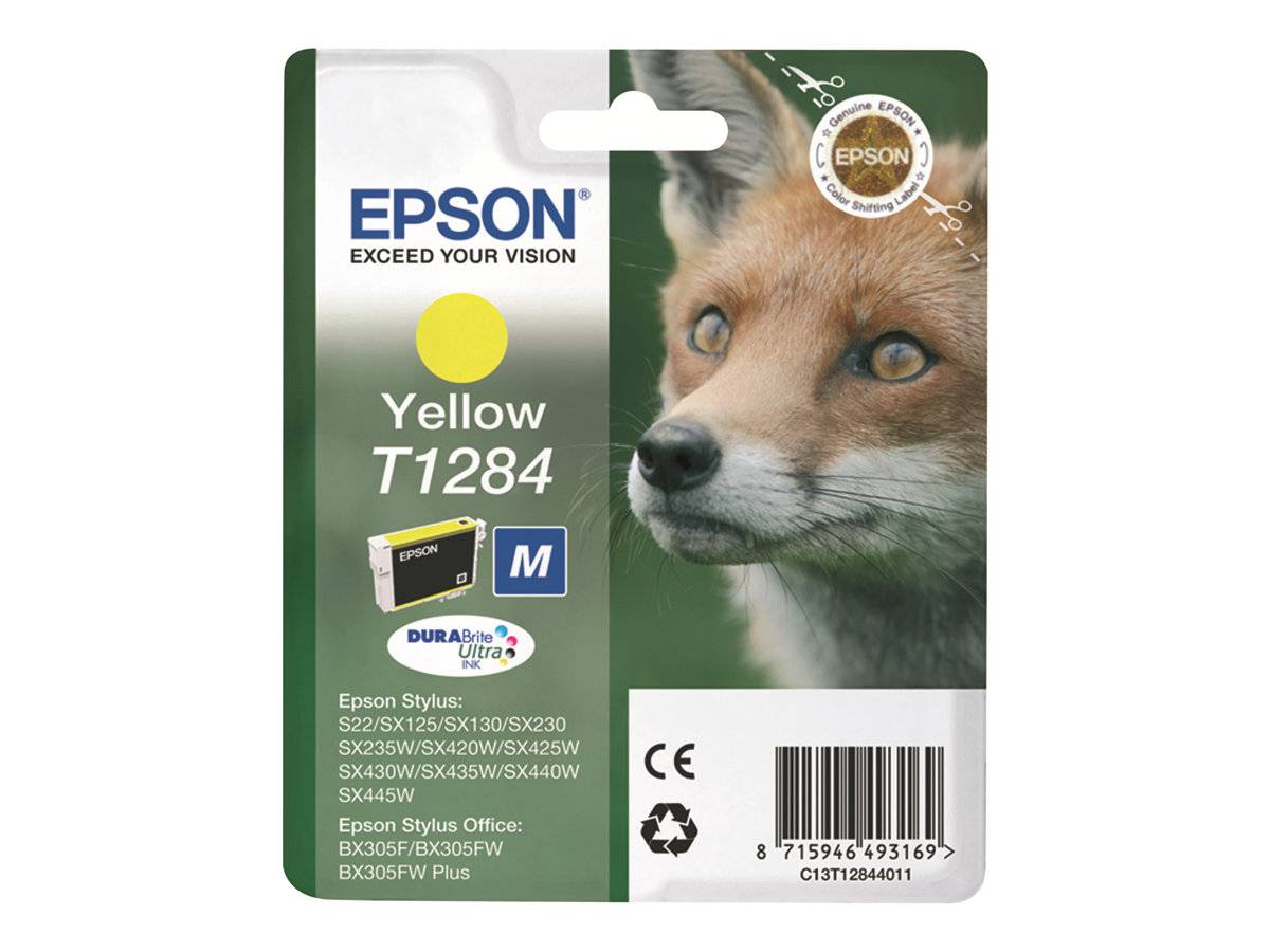 Original Epson C13T12844011 / T1284 Druckerpatrone Gelb 225 Seiten-2