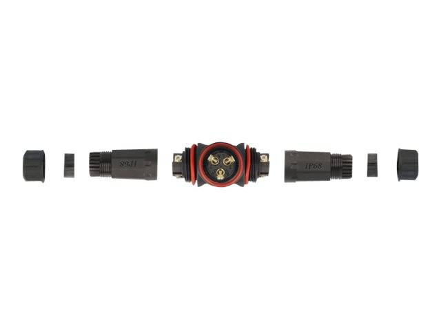 Delock Kabelverbindung - Außenbereich - Schwarz - Cable connector T-shape for ou-2