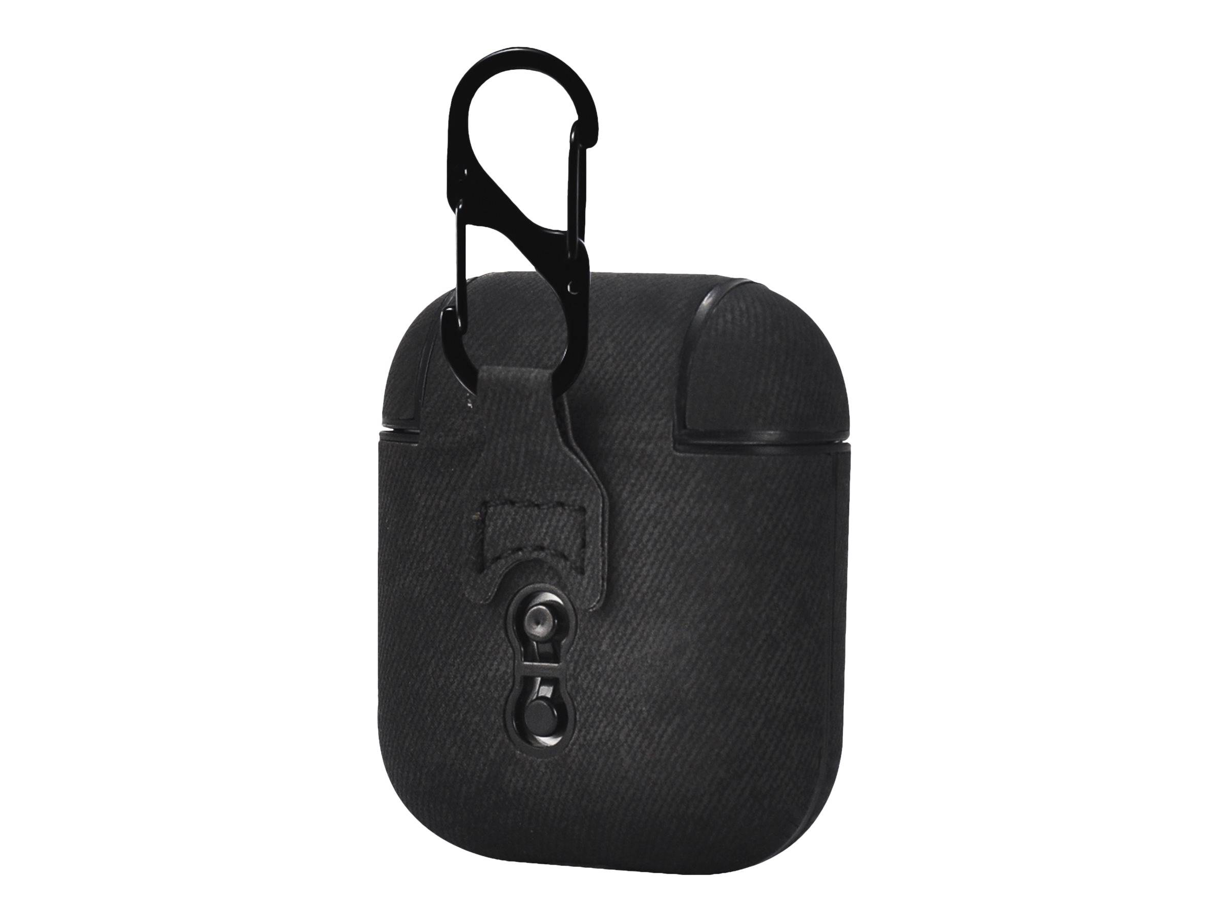 TERRATEC Air Box - Tasche für Kopfhöhrer - Polycarbonat - schwarzer Stoff - für Apple AirPods (1. Generation, 2. Generat-1