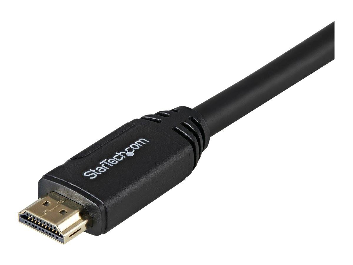 StarTech.com 3m HDMI 2.0 Kabel mit Riegel - 4K 60Hz Premium zertifiziertes High Speed HDMI Kabel mit Ethernet - HDR10, 1-3