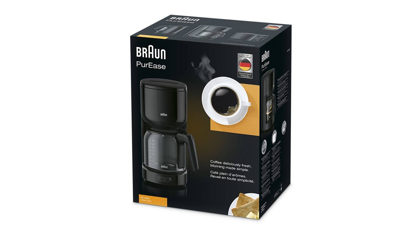 Braun PurEase KF 3120 BK - Kaffeemaschine - 10 Tassen-3