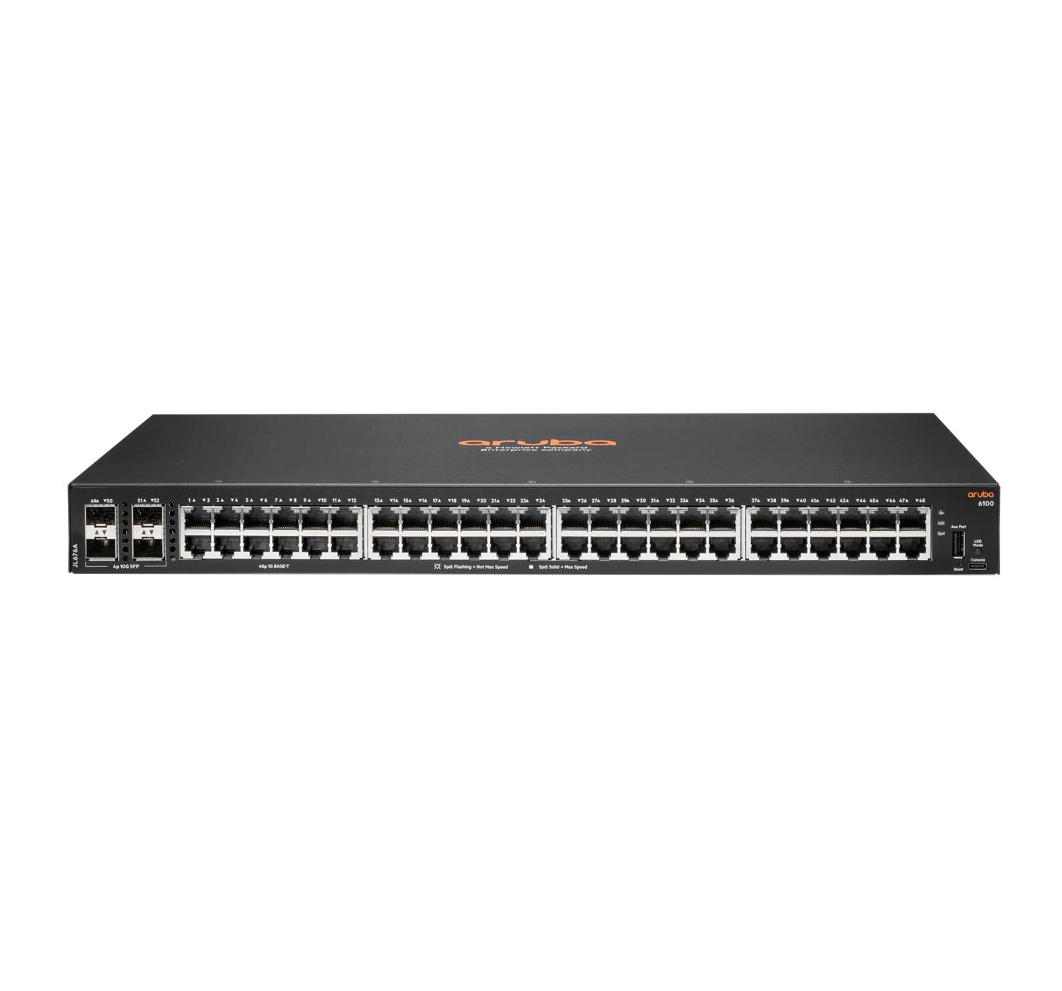 HPE Aruba 6100 48G 4SFP+ Switch - Switch - managed-1