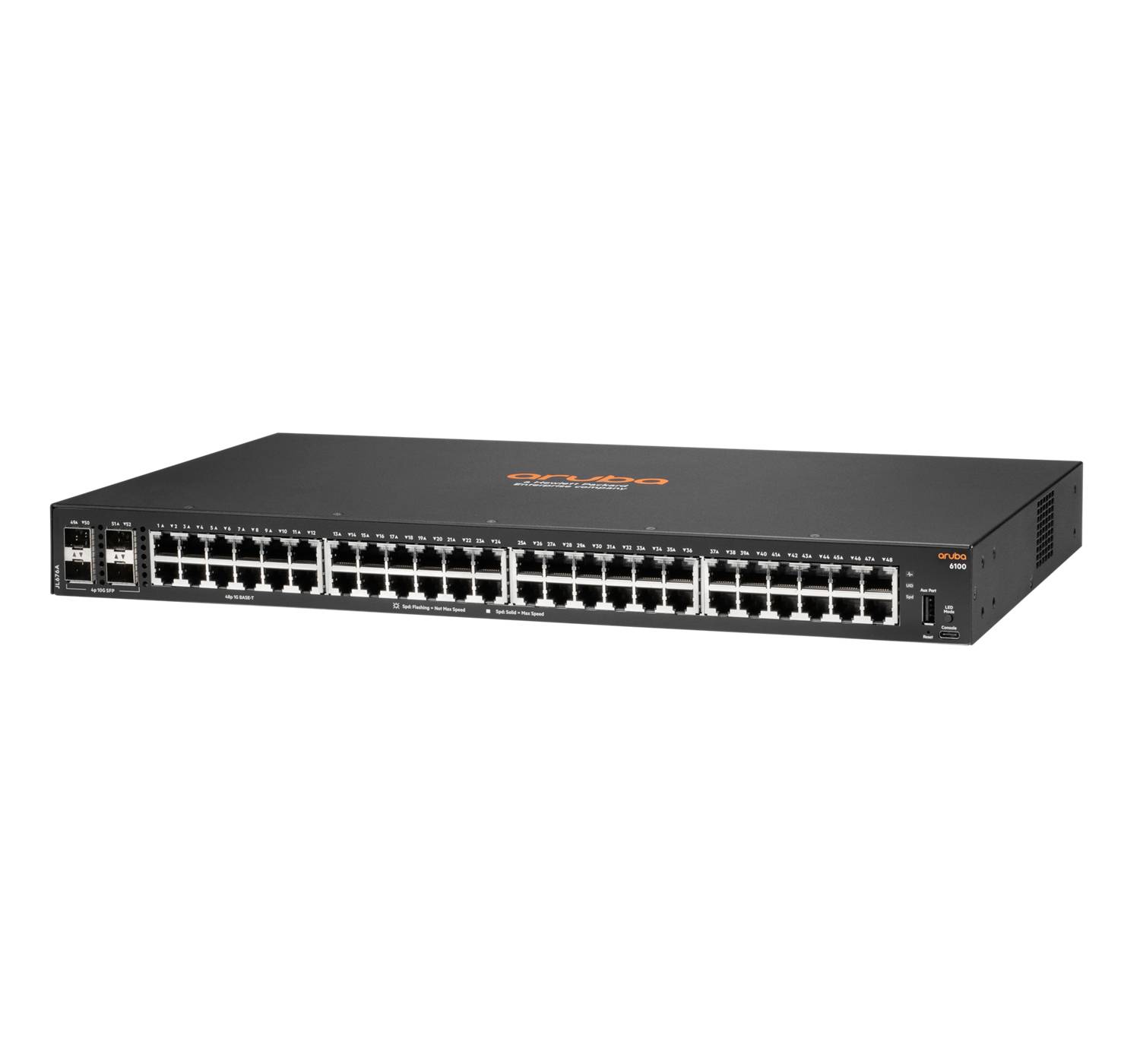 HPE Aruba 6100 48G 4SFP+ Switch - Switch - managed-2