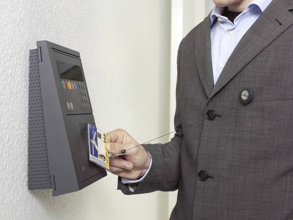 DURABLE - Kartenhalter - für 54 x 85 mm - Clip - durchsichtig (Packung mit 10)-2