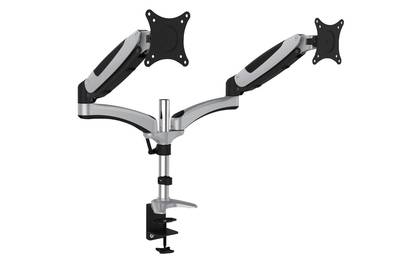 Digitus DA-90353 Monitor-Tischhalterung 2 Display(s) 25,4 cm (10") - 68,6 cm (27") Schwarz Neigbar, Schwenkbar, Rotierba-2