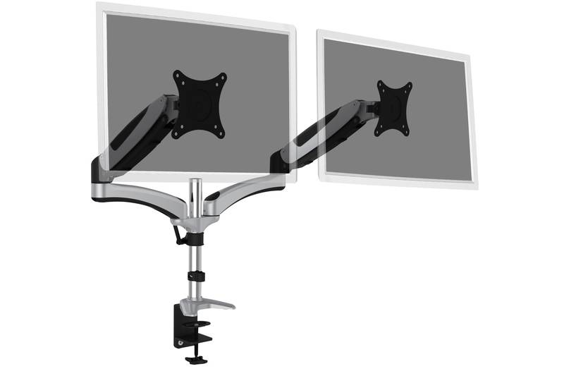 Digitus DA-90353 Monitor-Tischhalterung 2 Display(s) 25,4 cm (10") - 68,6 cm (27") Schwarz Neigbar, Schwenkbar, Rotierba-3