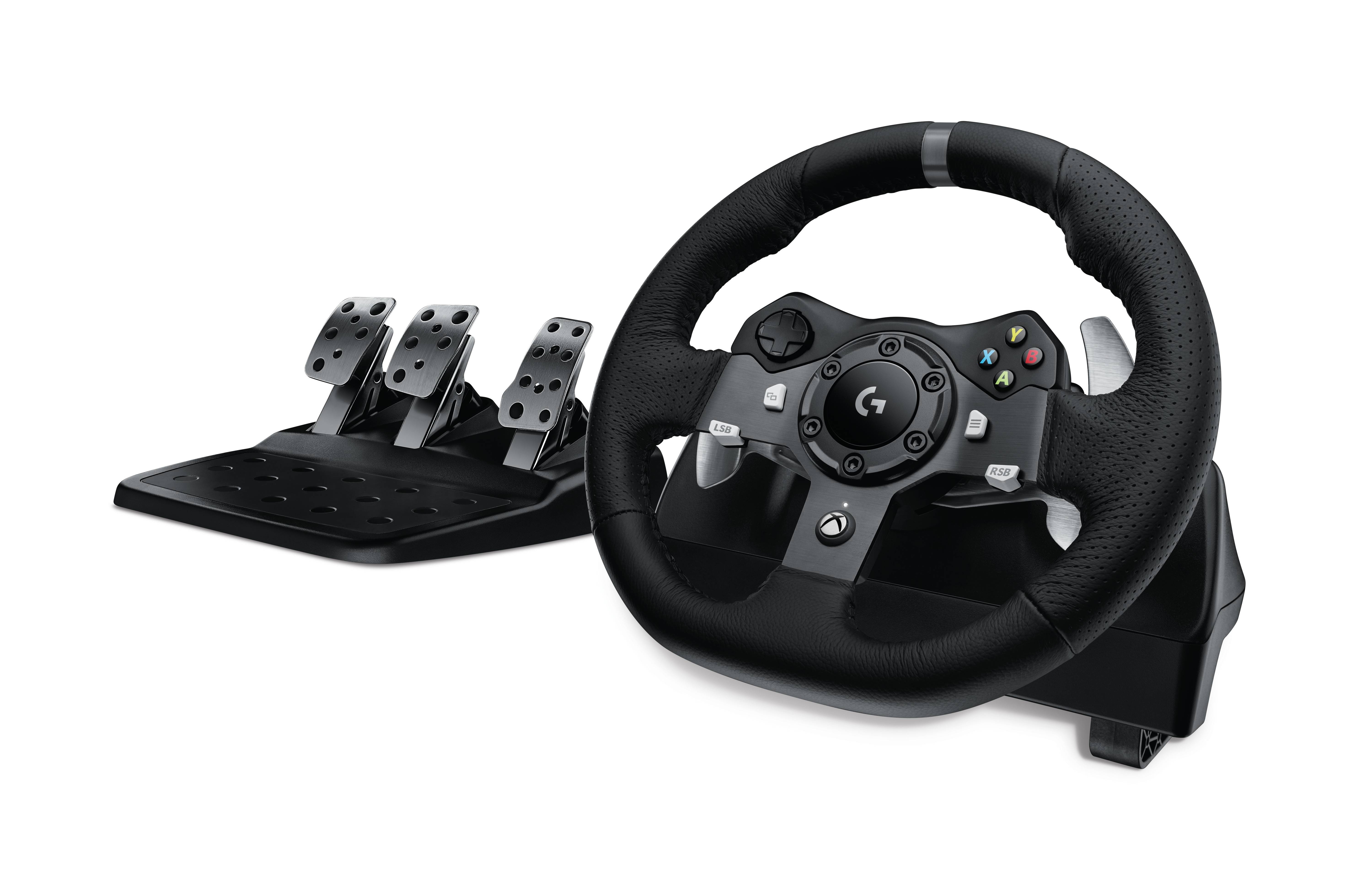 Logitech Gaming G920 Driving Force Racing Wheel Lenkrad PC, Xbox One Schwarz-3