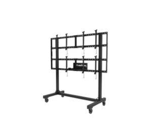 Peerless-AV Portable Video Wall DS-C560-2X2 - Wagen für 4 LCD-/Plasma-Konsolen - Aluminium - schwarze Pulverbeschichtung-1