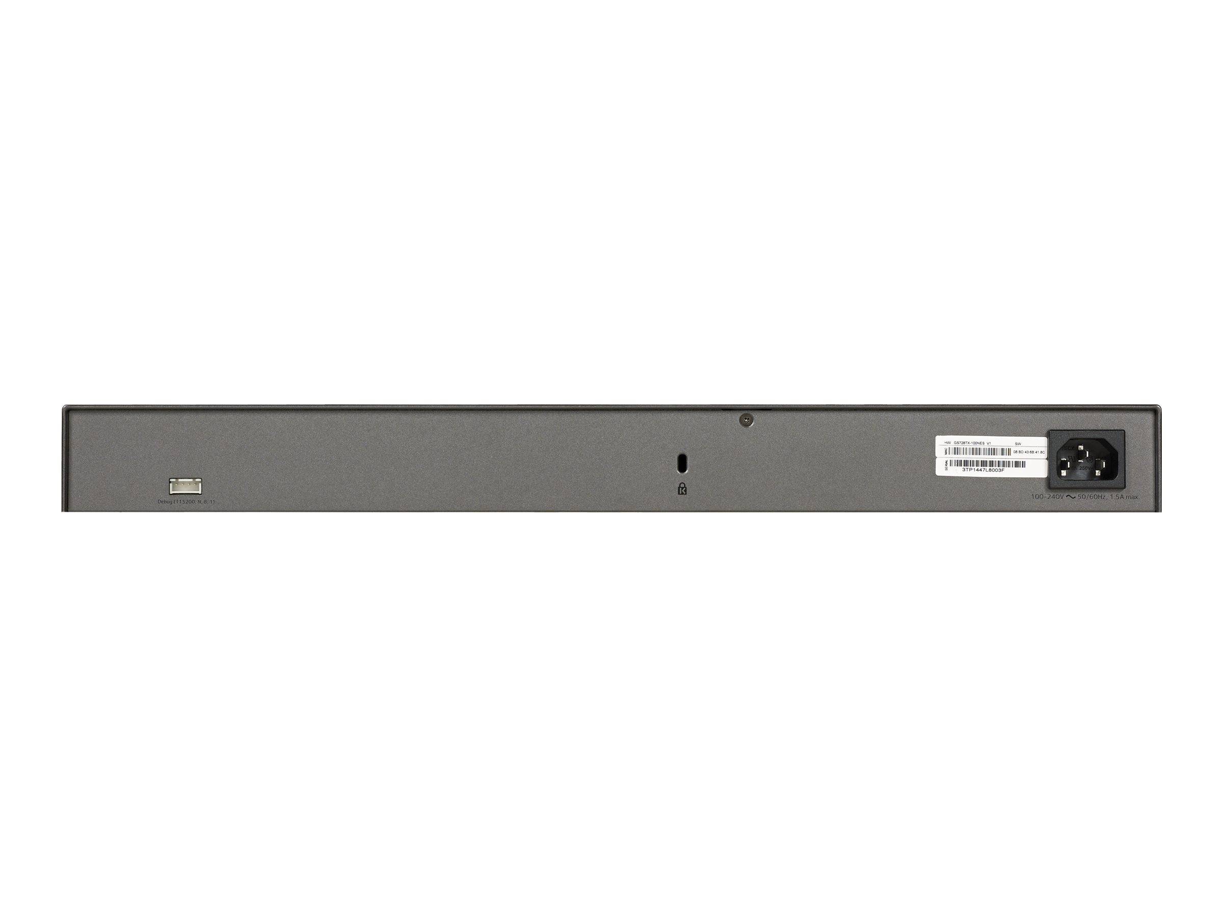 NETGEAR Smart S3300-28X - Switch - Smart - 24 x 10/100/1000 + 2 x 10Gb Ethernet + 2 x 10Gb Ethernet SFP+-3