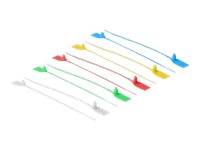 Delock Kabelbinder - 25 cm - diverse Farben (Packung mit 10) - mit Beschriftungs-3