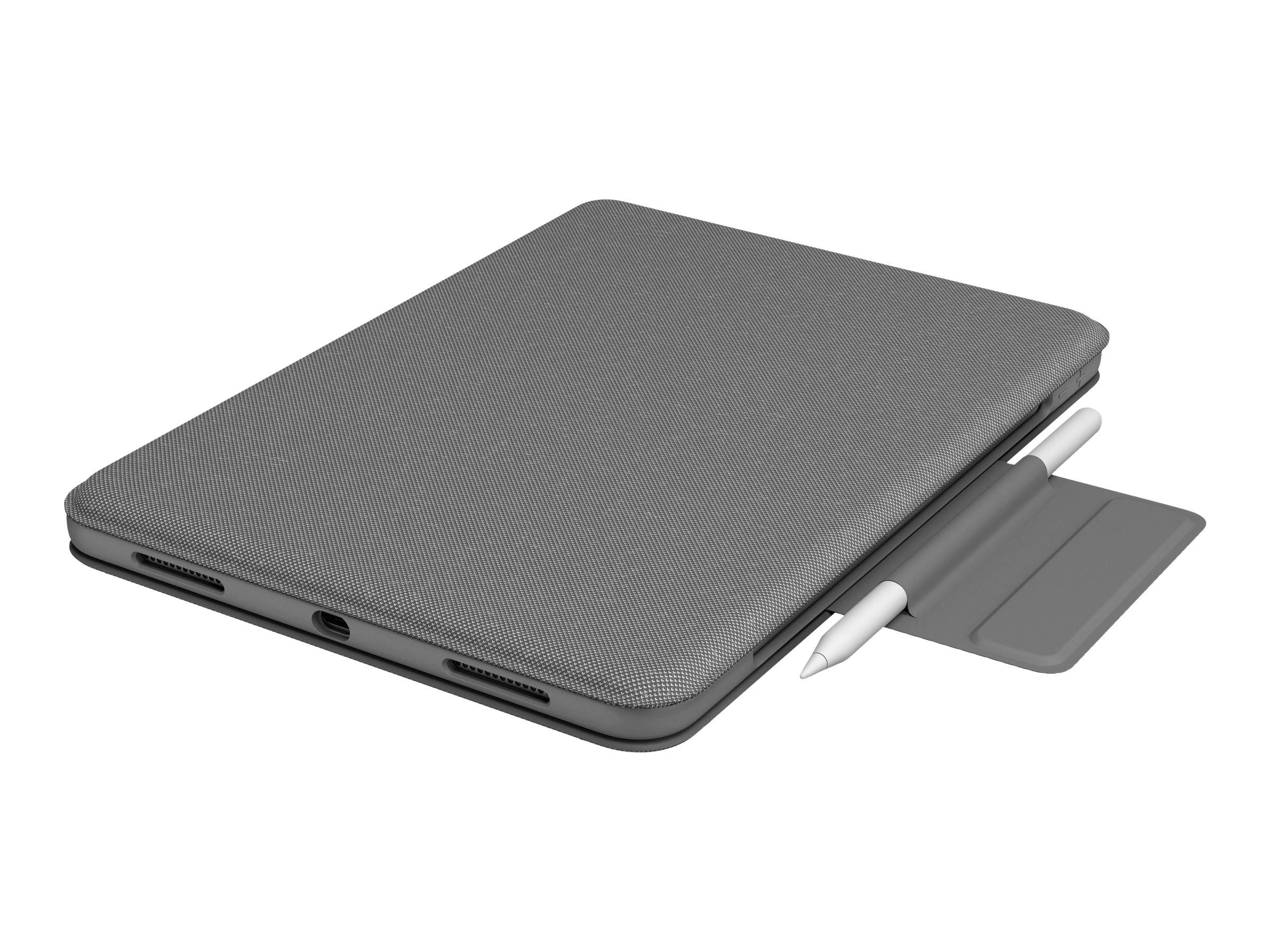 Logitech Folio Touch - Tastatur und Foliohülle - mit Trackpad - hinterleuchtet - Apple Smart connector - QWERTZ - Schwei-3