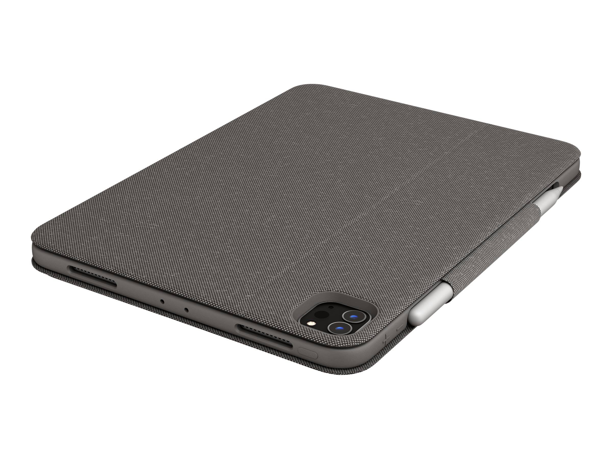 Logitech Folio Touch - Tastatur und Foliohülle - mit Trackpad - hinterleuchtet - Apple Smart connector - QWERTZ - Schwei-4