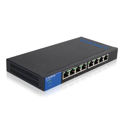 Linksys Business LGS108P - Switch - unmanaged - 4 x 10/100/1000 (PoE+)