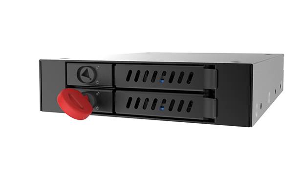 Chieftec CMR-225 - Mobiles Speicher-Rack - 2.5"" (6.4 cm)-2