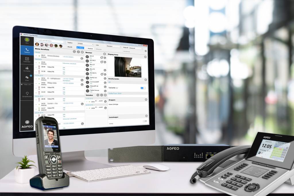 AGFEO ST 56 IP SENSORfon - VoIP-Telefon - Silber-2
