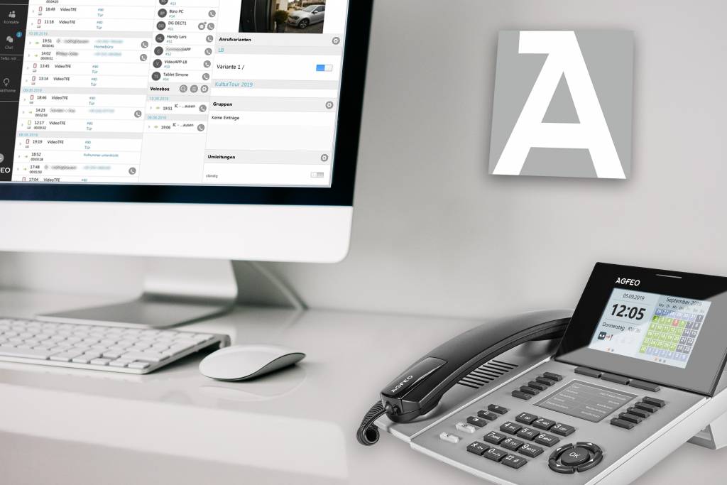AGFEO ST 56 IP SENSORfon - VoIP-Telefon - Silber-3