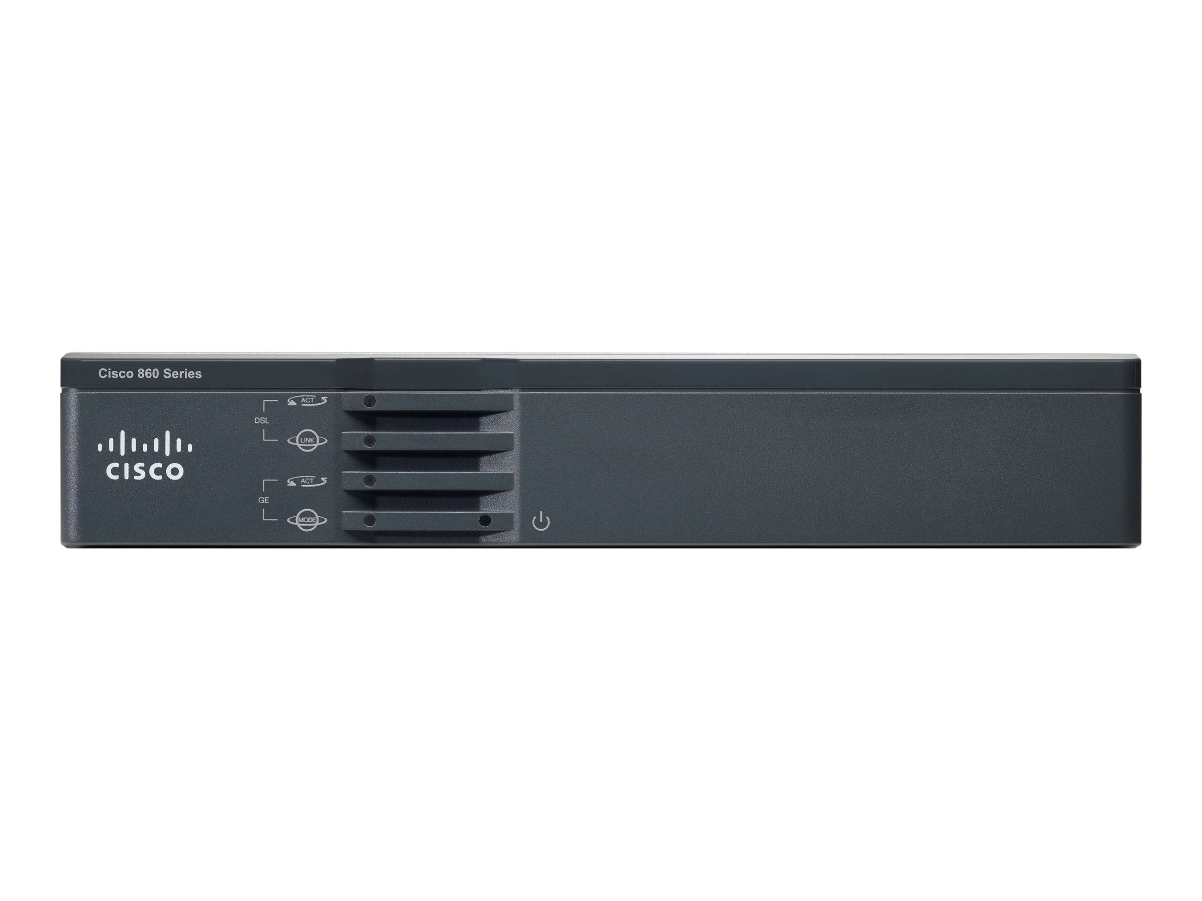 Cisco 867VAE - Wireless Router - DSL-Modem - 5-Port-Switch - GigE - WAN-Ports: 2 - 802.11b/g/n (draft 2.0)-1