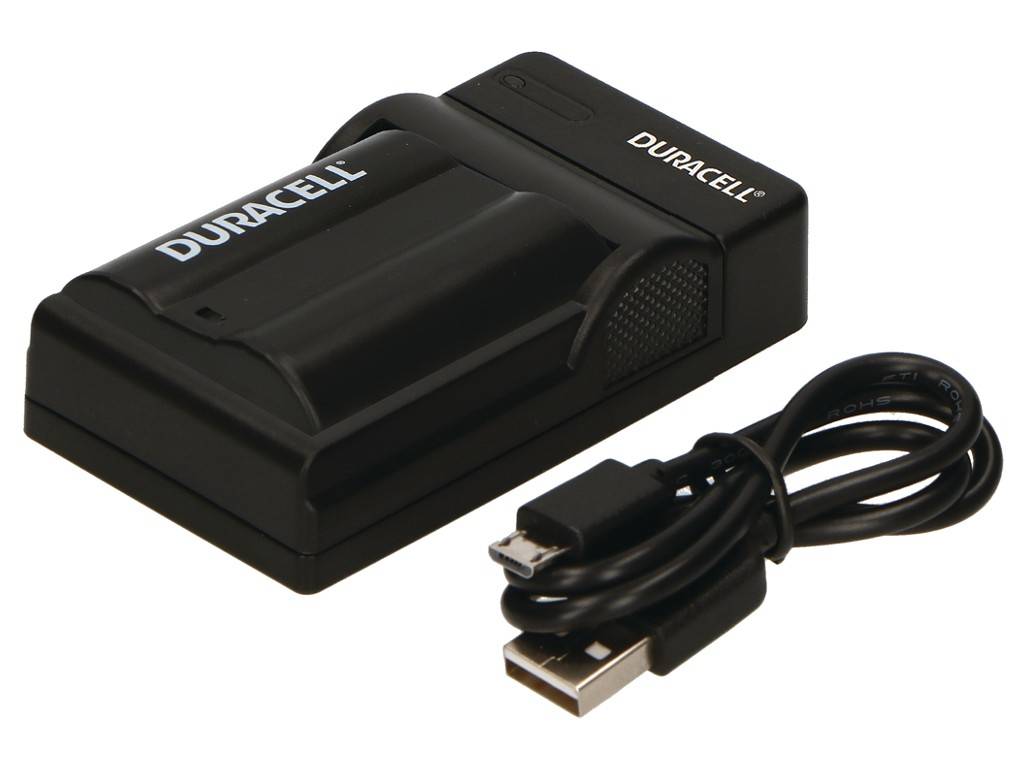 Duracell DRN5922, USB, Nikon EN-EL15, Schwarz, Indoor Batterieladegerät, 5 V, 5 V-1