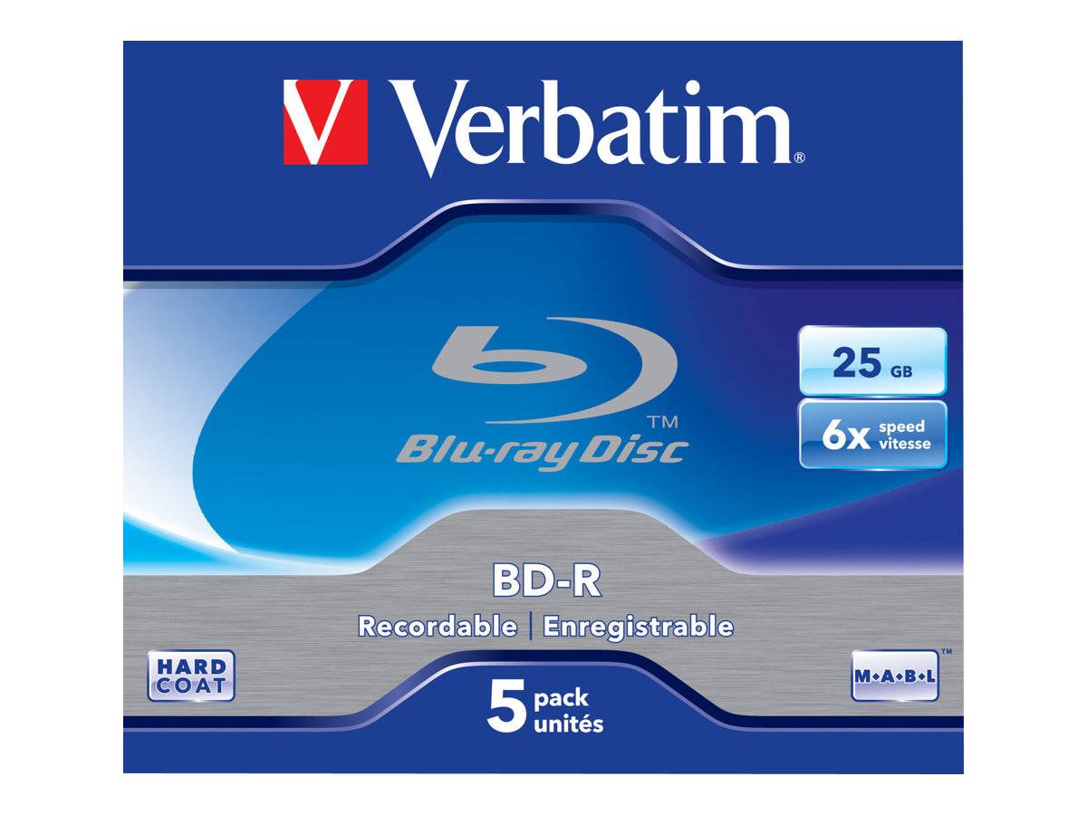 Verbatim 5 x BD-R - 25 GB 6x - Jewel Case (Schachtel)-3
