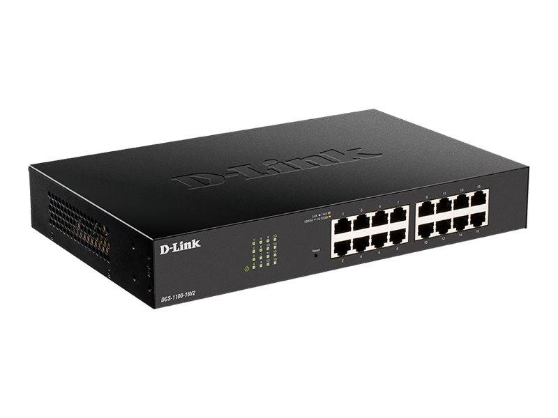 D-Link DGS 1100-16V2 - Switch - Smart - 16 x 10/100/1000-2