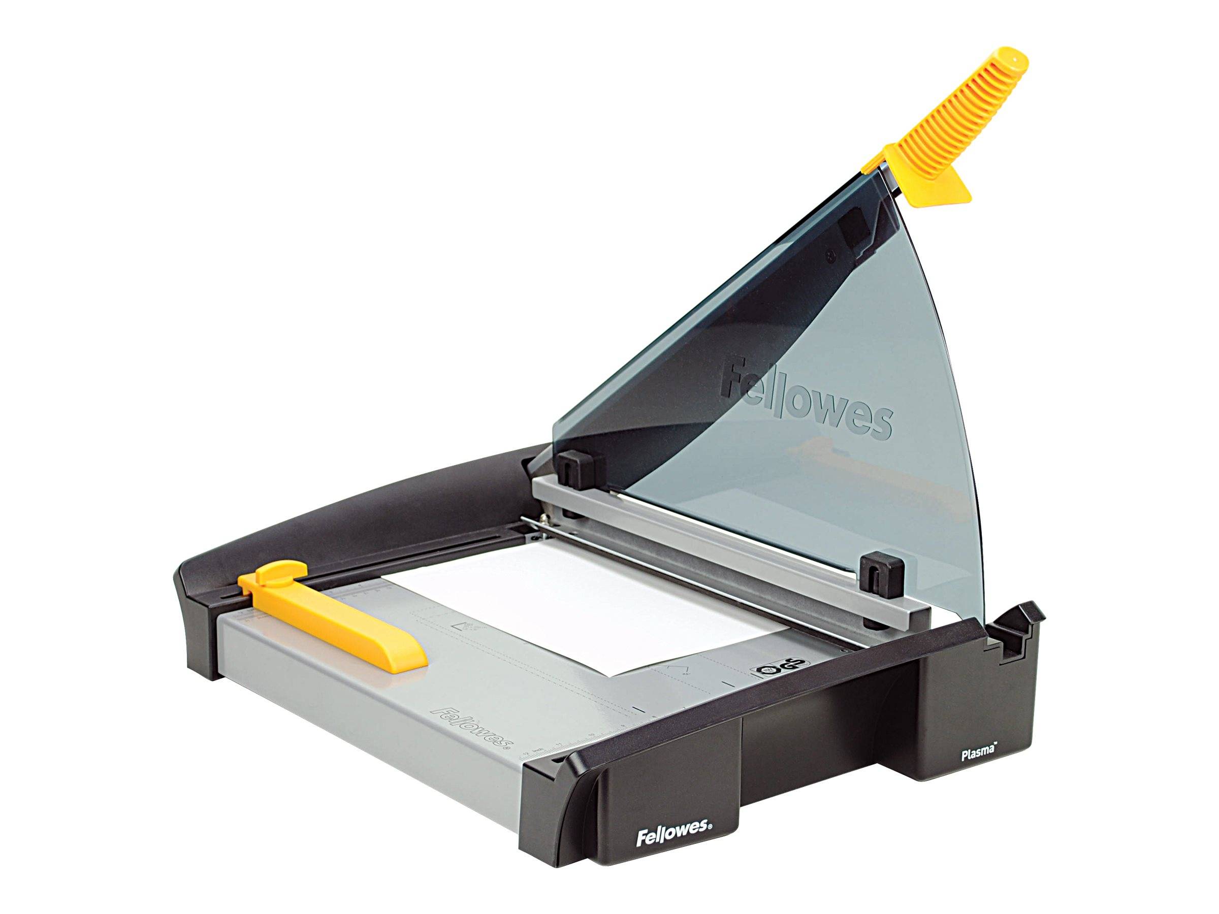 Fellowes Hebel-Schneidemaschine Plasma, DIN A4, schwarz/gelb-2