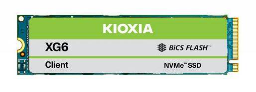 KIOXIA XG6 512 GB M.2 3100 MB/s 32 Gbit/s 2280-S2 PCIe Gen3 x4 NVMe 1.3a BiCS FLASH TLC-3