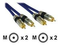 InLine® Cinch Kabel AUDIO, PREMIUM, 2x Cinch Stecker / Stecker, 25m-3