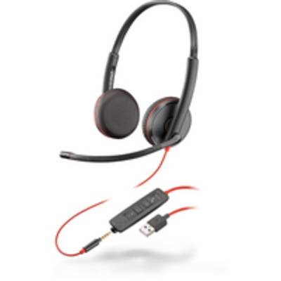 Plantronics Blackwire C3225 binaural On Ear Headset kabelgebunden Stereo Schwarz Mikrofon-Rauschunterdrückung, Noise Can-2