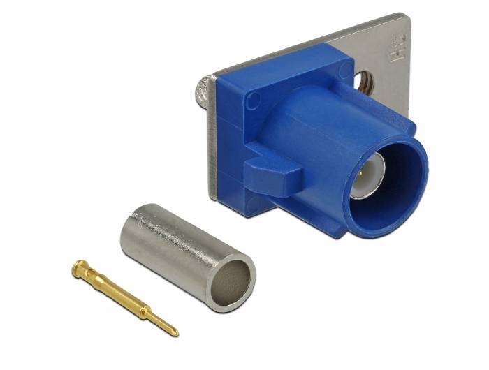 DeLOCK FAKRA C plug spring pin for crimping 1 prepunched hole-2