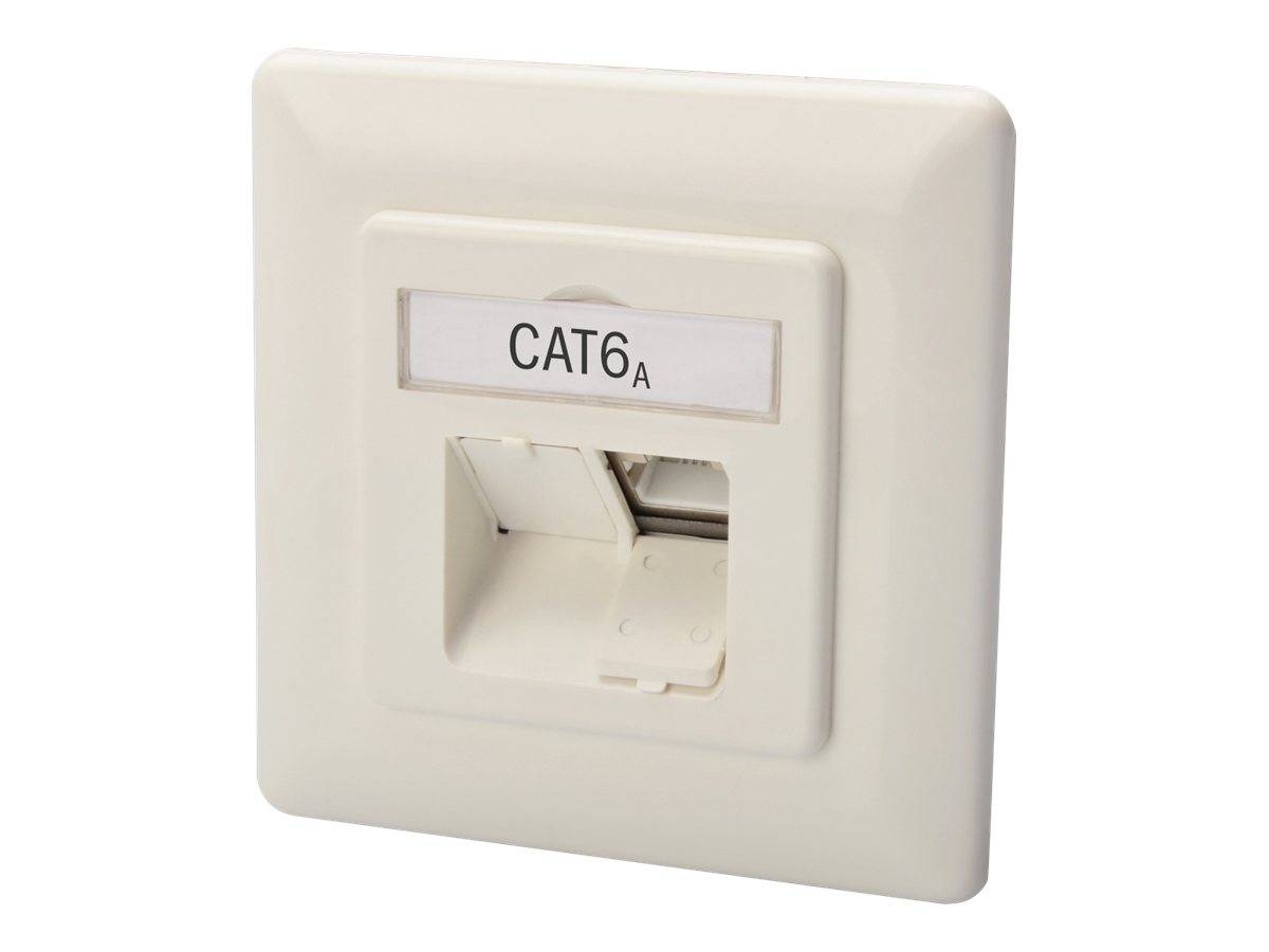 DIGITUS - CAT 6A Klasse EA Netzwerkdose, designkompatibel, geschirmt, Unterputz-4