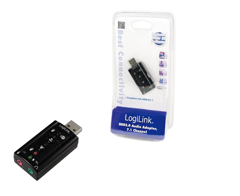 LogiLink USB Soundcard with Virtual 7.1 Soundeffects-1