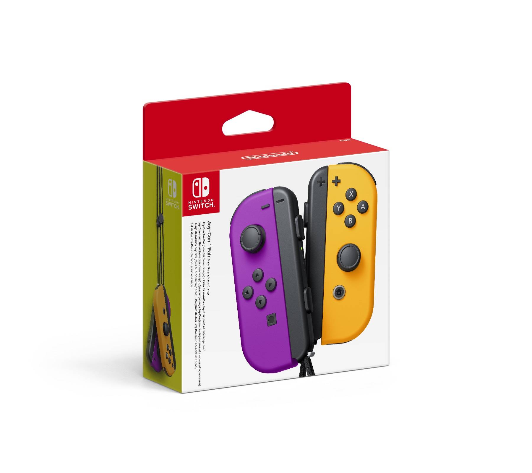 Nintendo Switch Joy-Con 2er-Set neon-lila/neon-orange Controller Nintendo Switch Neon-Lila, Neonorange-3