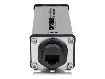 Intellinet Outdoor Gigabit PoE+ Extender IEEE 802.3at/af um bis zu 100 Meter Metall IP65 PoE Extender 10 / 100 / 1000 MB-3
