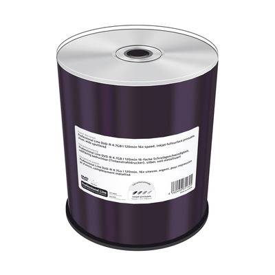 MEDIARANGE Professional Line - 100 x DVD-R - 4.7 GB 16x - Silber - mit Tintenstr-2
