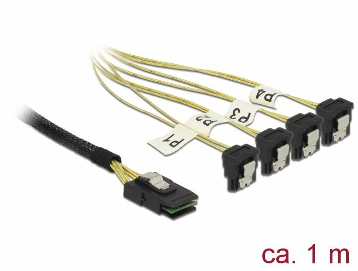 DeLOCK - SATA- / SAS-Kabel - SAS 6Gbit/s - Mini SAS (SFF-8087)-3