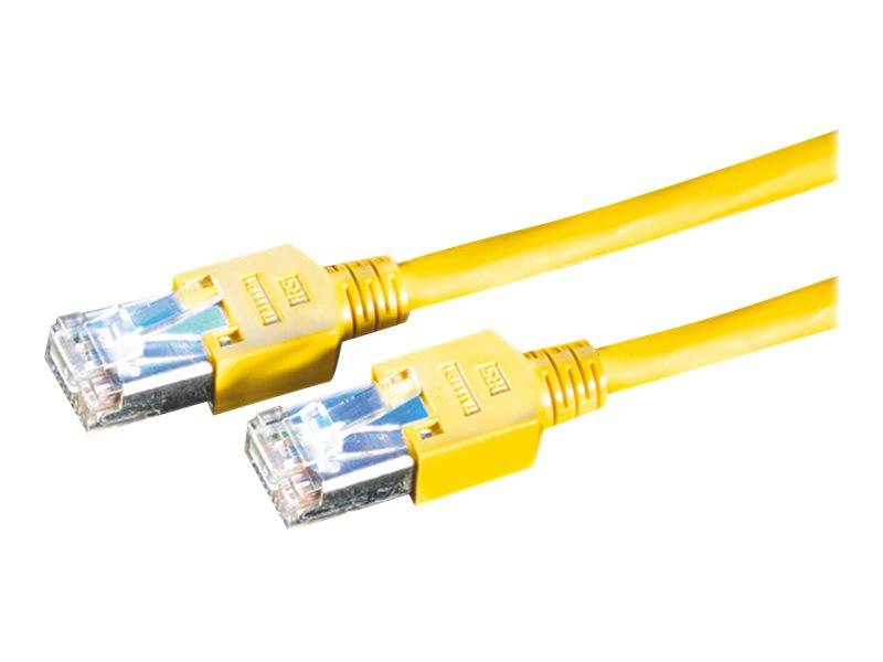 DÄTWYLER Patchkabel Cat.5e (Class D) S/UTP, CU 5502 flex PVC, Hirose TM11, gelb, 7 m-1